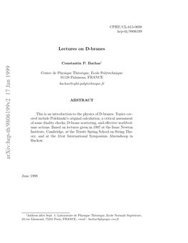 Lectures on D-Branes