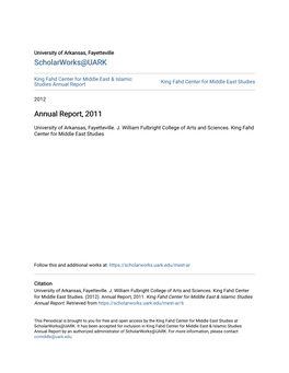 Annual Report, 2011