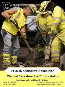 Modot Affirmative Action Plan FY 17 I