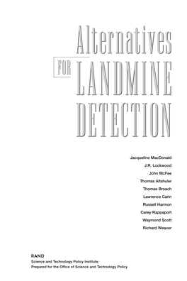 Alternatives for LANDMINE DETECTION