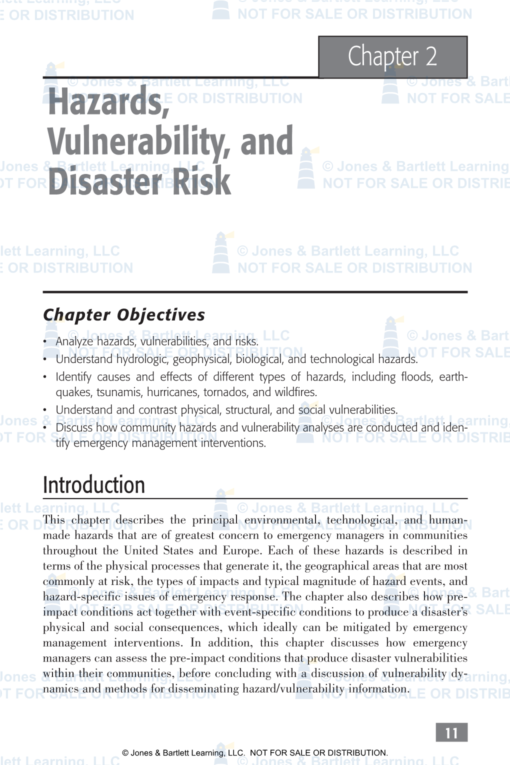 Hazards, Vulnerability, and Disaster Risk Principal Hazards in the United States and Europe