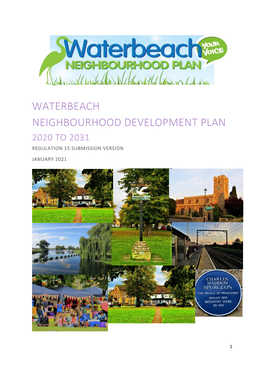 Waterbeach Neighbourhood Development Plan 2020 to 2031 Regulation 15 Submission Version