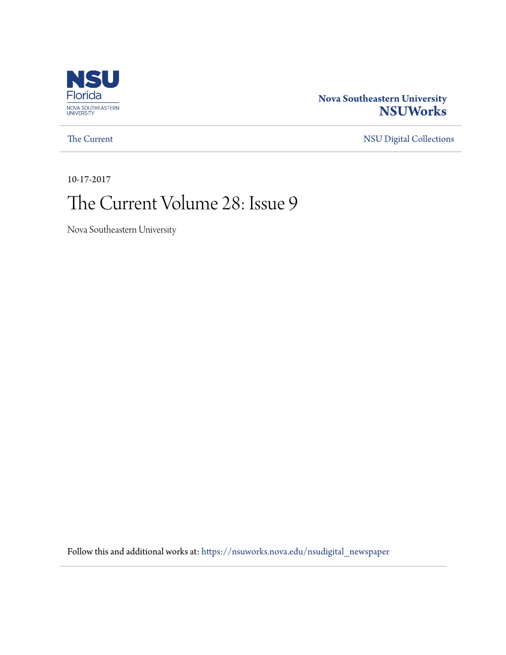 Issue 9 Nova Southeastern University