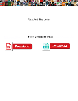 Alex and the Letter