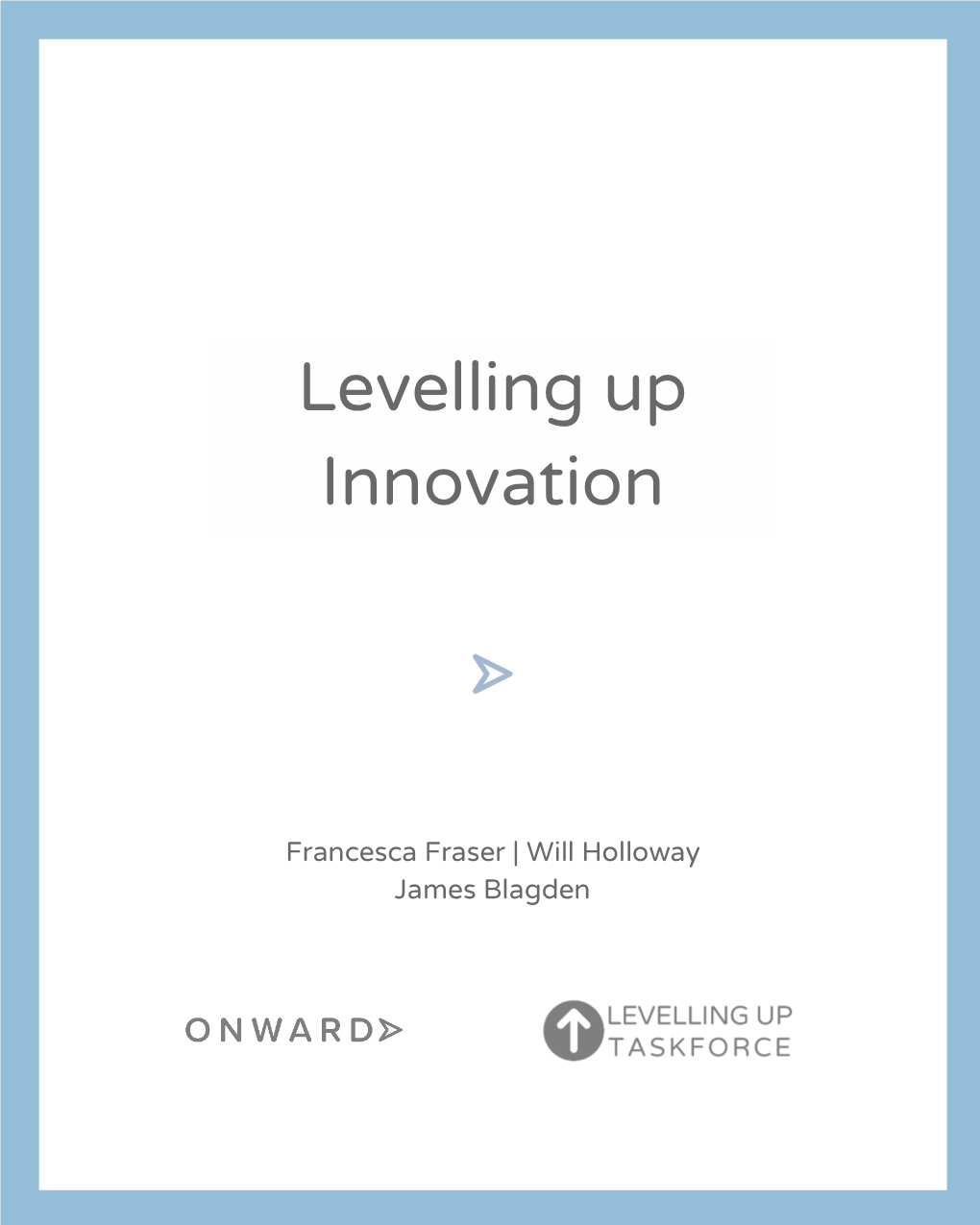 Levelling up Innovation