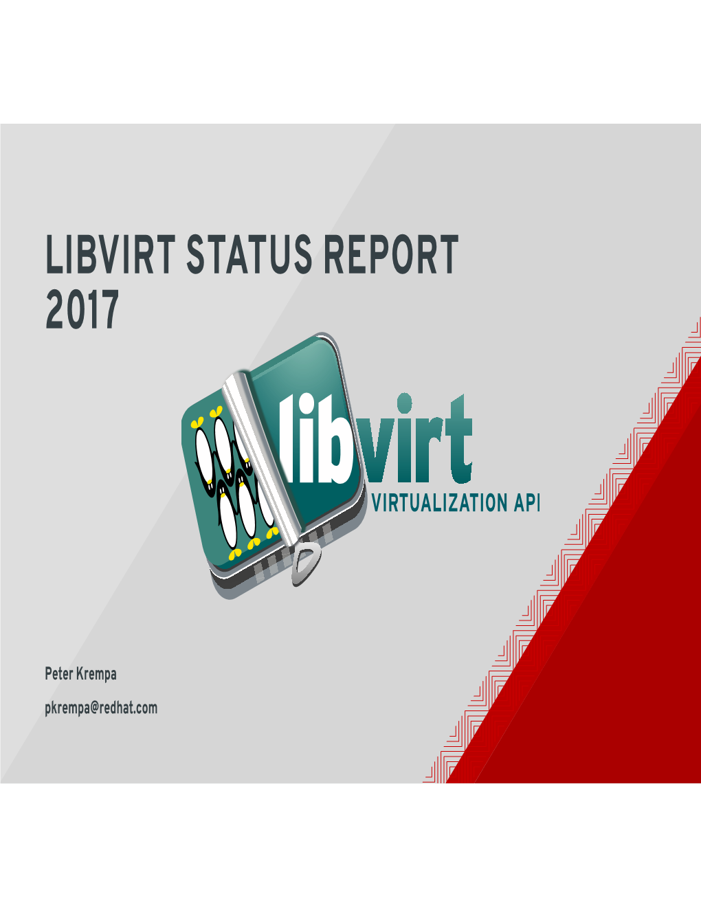 Libvirt Status Report 2017