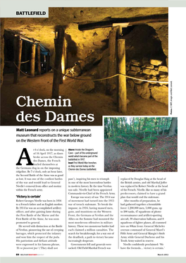 Chemin Des Dames Battlefield