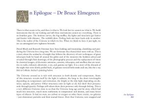 Dr Bruce Elmegreen CHAPTER 16