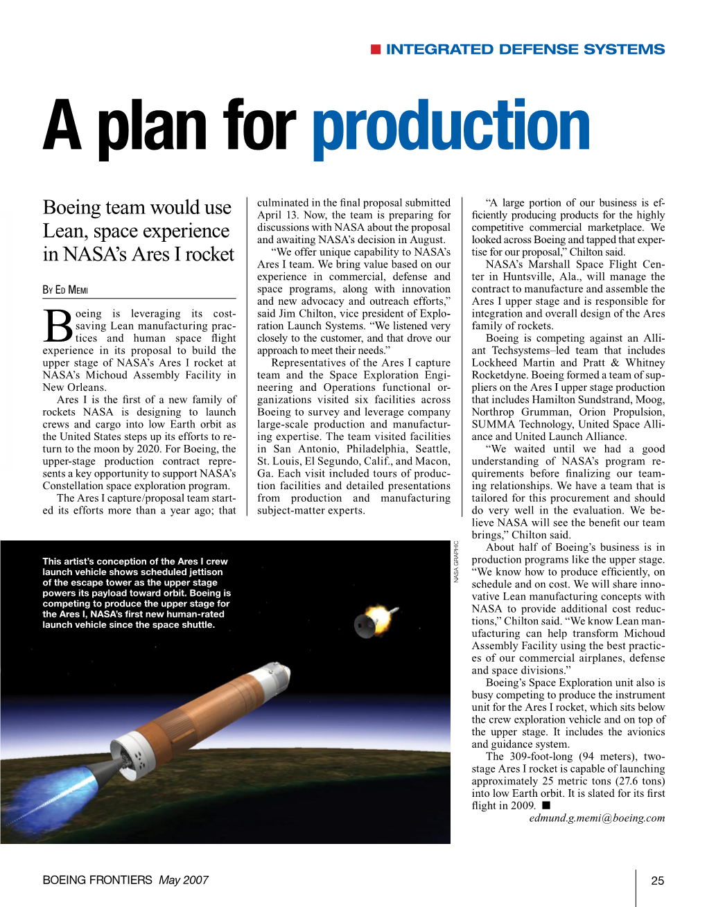 A Plan for Production