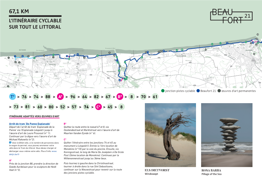 67,1 Km L’Itinéraire Cyclable