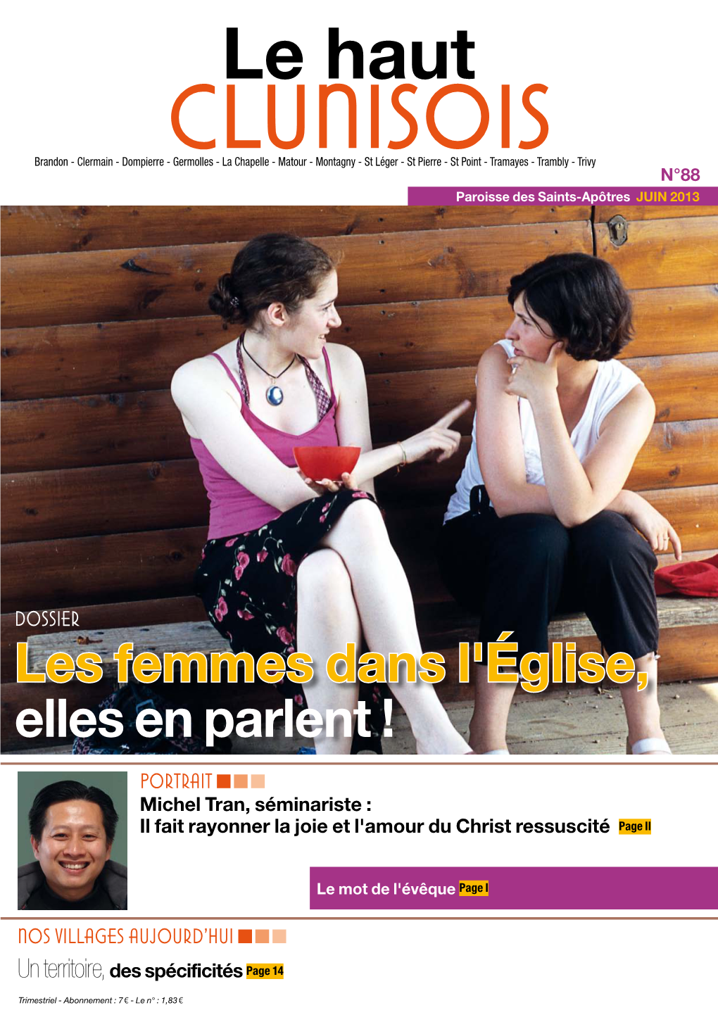 Les Femmes Dans L'église, Elles En Parlent ! Portrait Michel Tran, Séminariste : Il Fait Rayonner La Joie Et L'amour Du Christ Ressuscité Page II