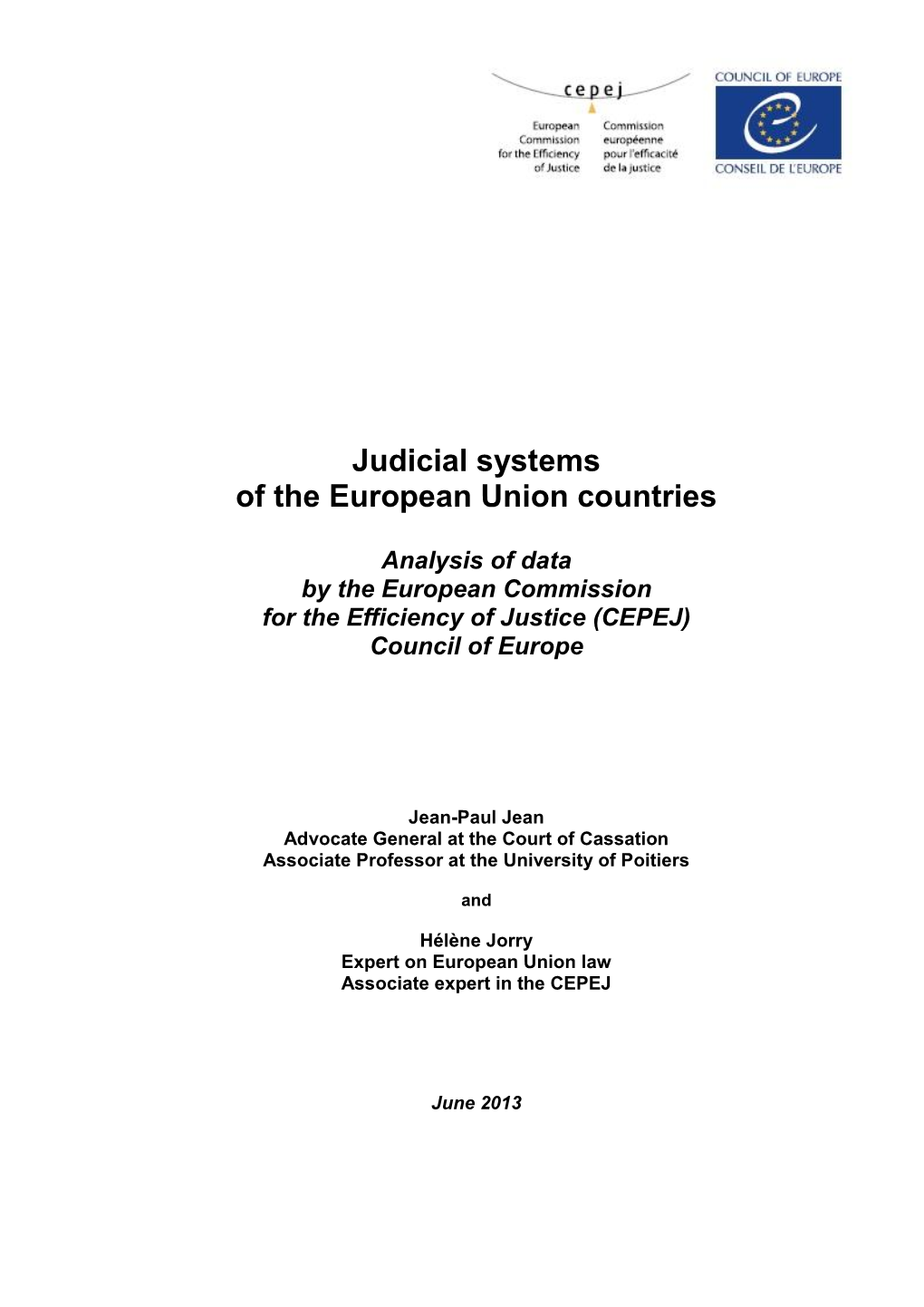 Judicial Systems of the European Union Countries