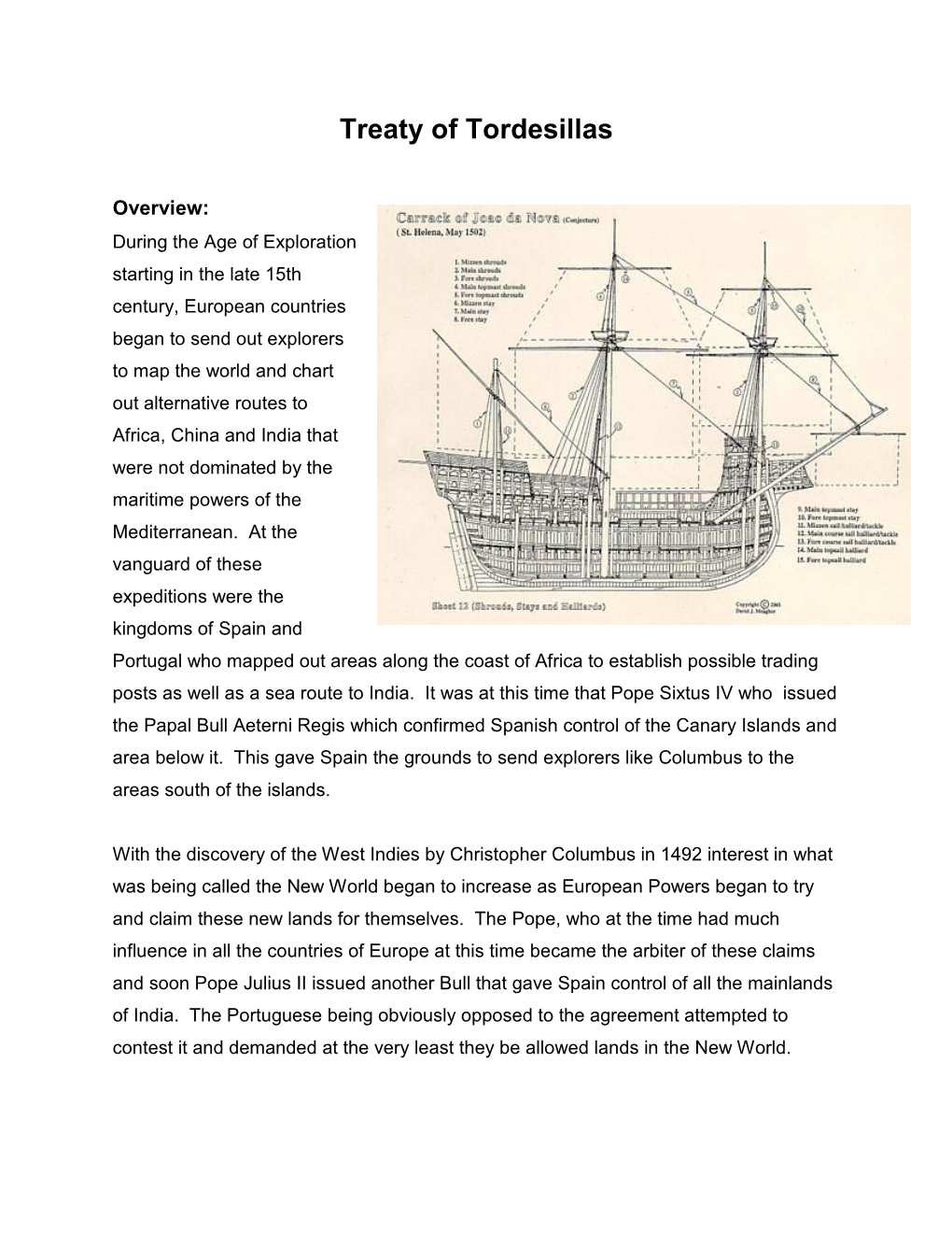 Treaty of Tordesillas