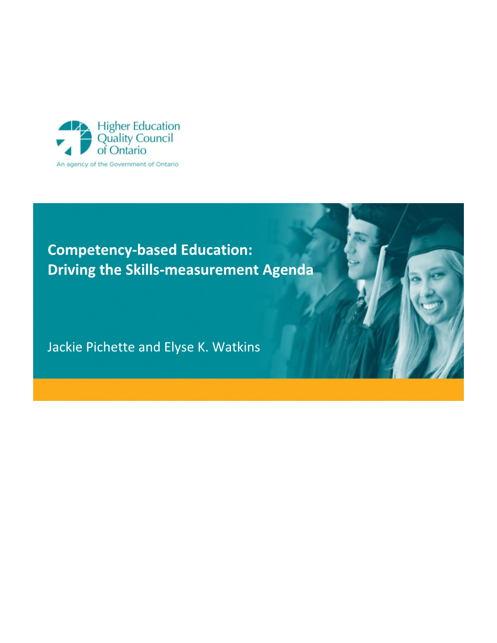 Competency Based Education: a Bandwagon in Search of a Definition