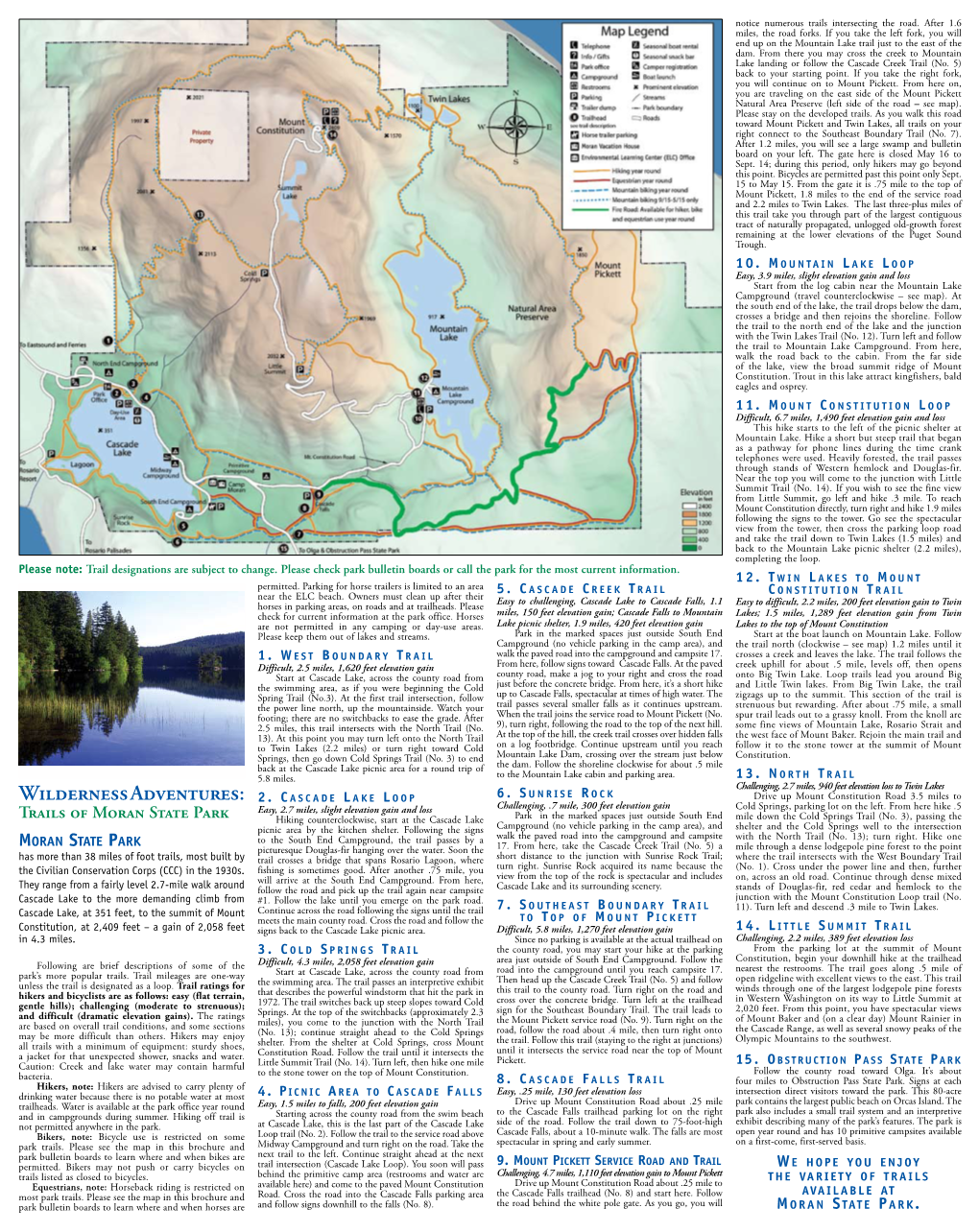 Moran State Park Hiking Map Pdf Docslib