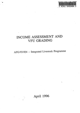 VFU GRADING April 1996