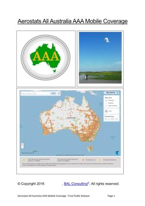 Aerostats All Australia AAA Mobile Coverage