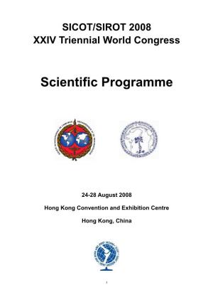 Final Scientific Programme Revised