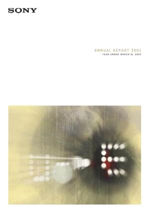 Annual Report 2001 Sony Corporation