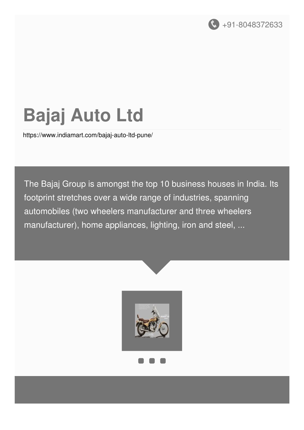 Bajaj Auto Ltd