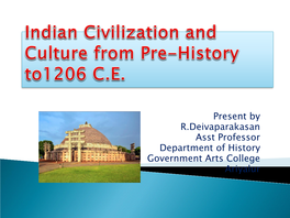 History of India from Pre-History to 712 C.E