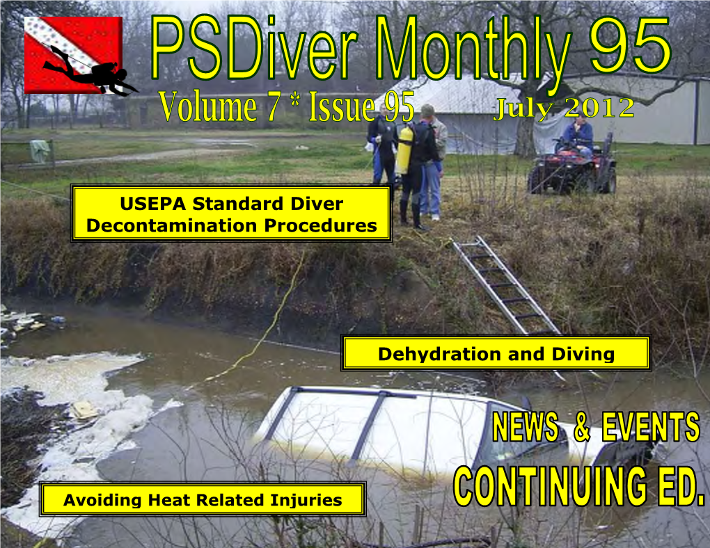USEPA Standard Diver Decontamination Procedures
