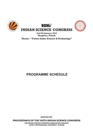 ISC106-Lpu- Program Schedule