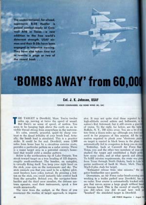 BOMBS AWAY' from 60,0
