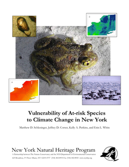 Vulnerability of At-Risk Species to Climate Change in New York (PDF