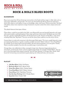 Rock & Roll's Blues Roots