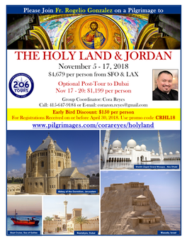 The Holy Land & Jordan