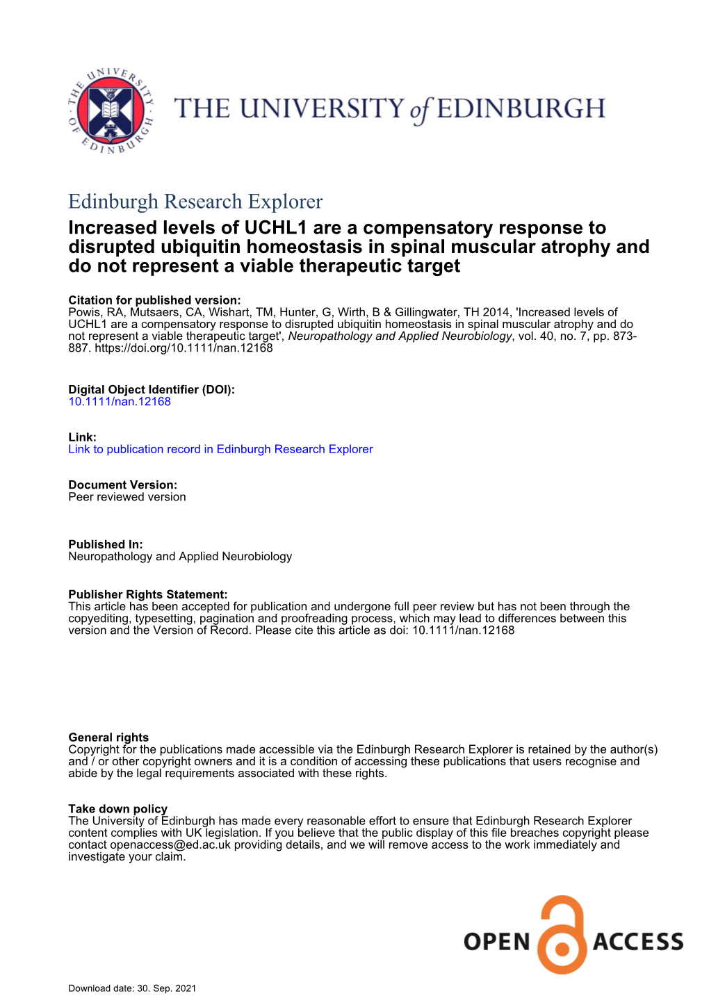 Edinburgh Research Explorer