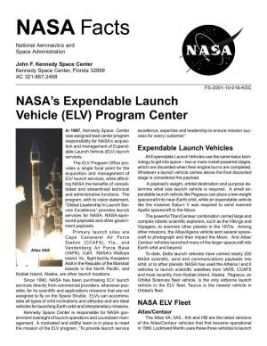 Expendable Launch Vehicles Services