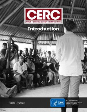 Crisis Emergency Risk Communication (CERC) Introduction