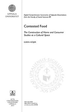 Contested Food