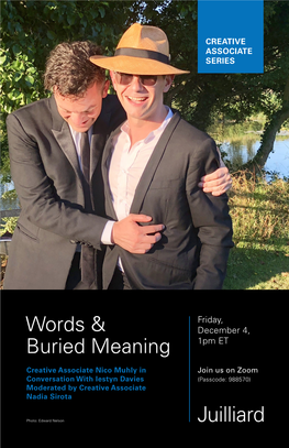Words & Buried Meaning