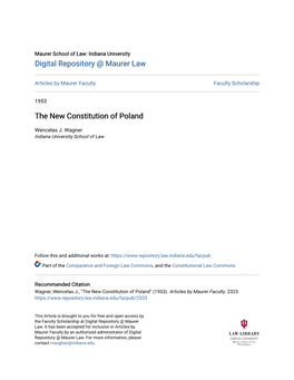The New Constitution of Poland