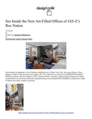 See Inside the New Art-Filled Offices of JAY-Z's Roc Nation