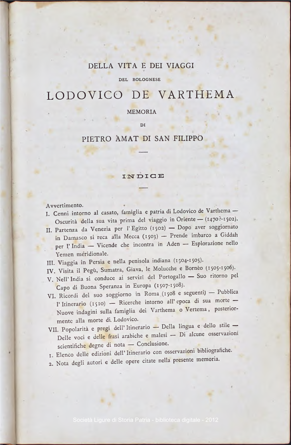 Lodovico De Varthema