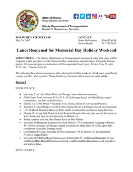 5-26-17 Memorial Day Holiday Travel