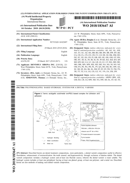 WO 2018/183647 Al 04 October 2018 (04.10.2018) W !P O PCT