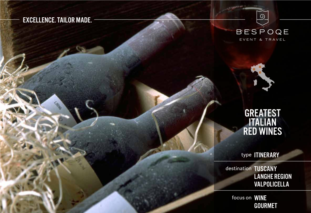 Greatest Italian Red Wines