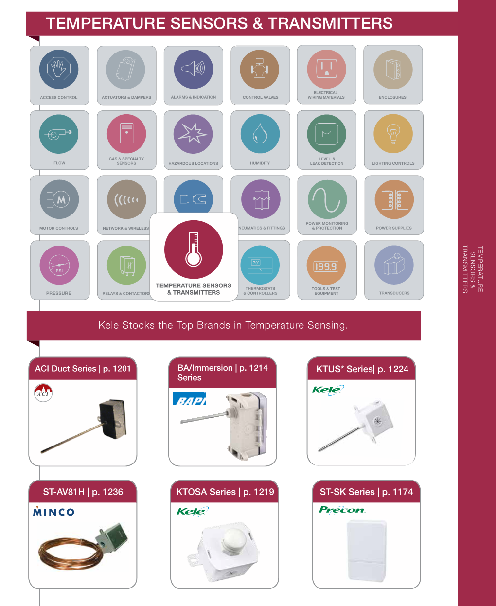 Temperature Sensors & Transmitters