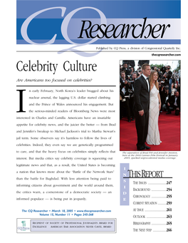 Celebrity Culture Are Americans Too Focused on Celebrities?