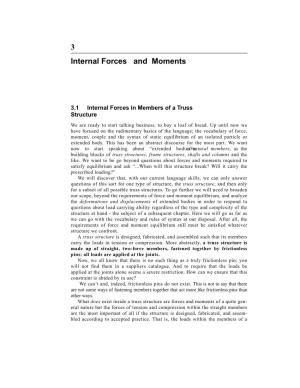 3 Internal Forces and Moments
