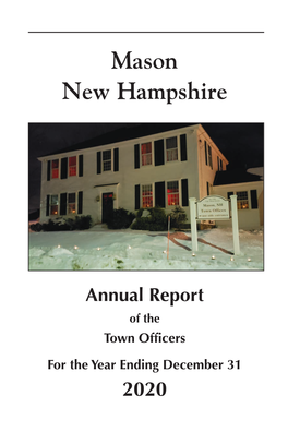 Town Report 2020