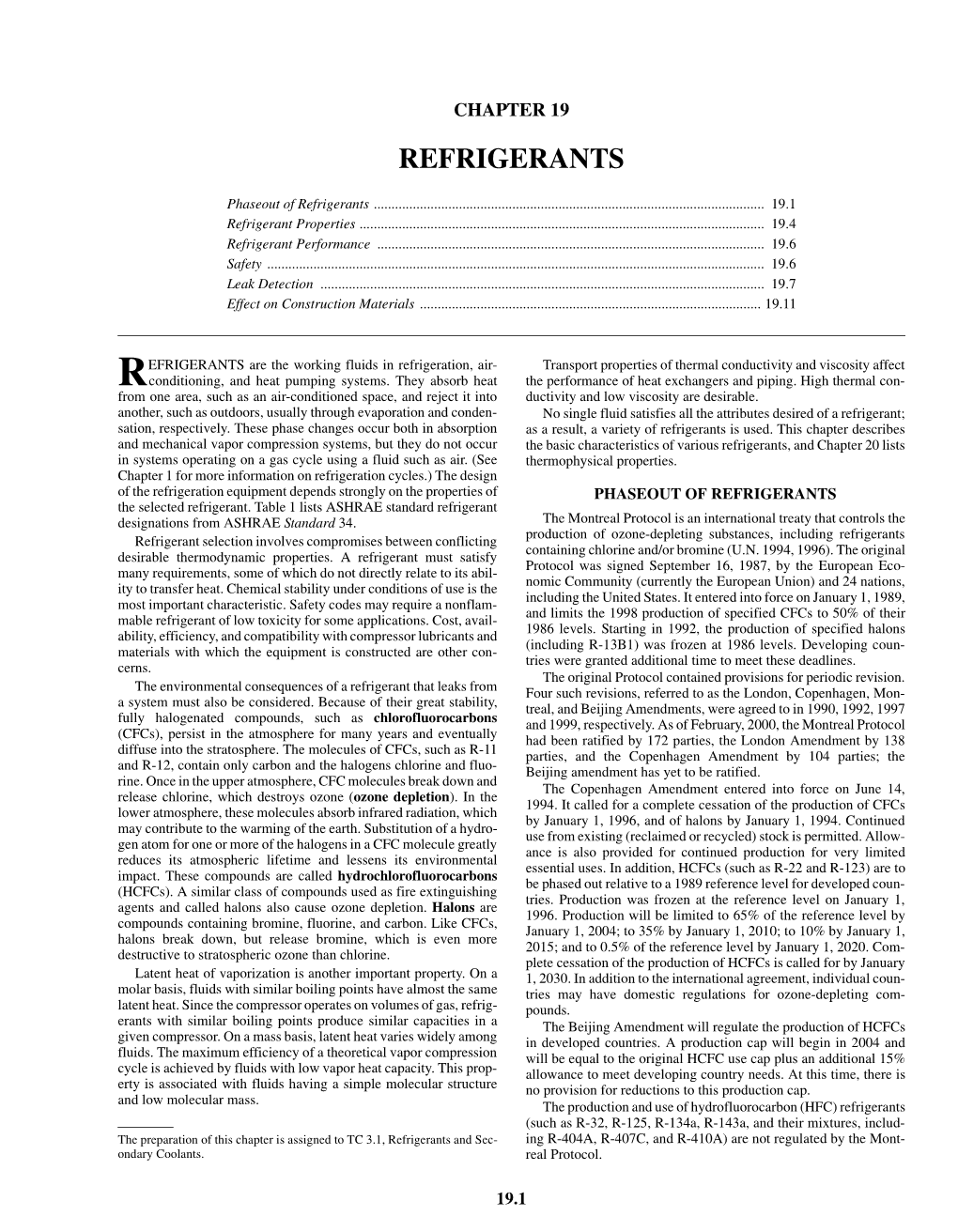 Refrigerants