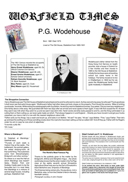 Poster 17 P. G. Wodehouse