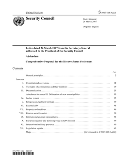 Security Council Distr.: General 26 March 2007