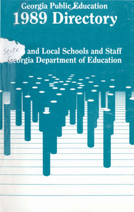 Schools and Staff Georgia Department of Education